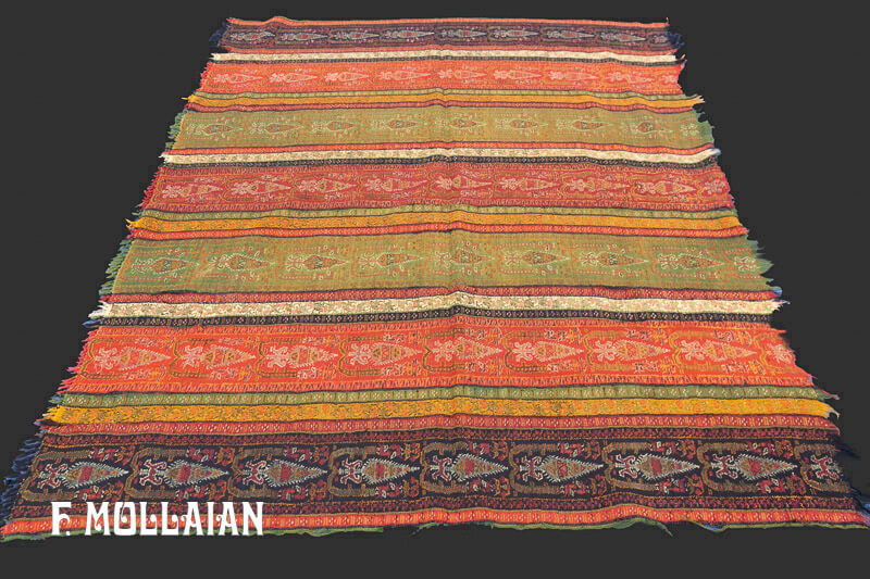 Antique Kerman Persian Textile n°:98380981